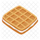 Waffle Food Fast Food Icon
