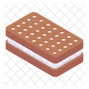 Sweet Dessert Waffle Icon