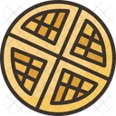 Waffle Pastry Baked Icon