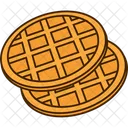 Waffle Biscuit Food Waffle Icon