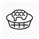 Waffle Cake Waffle Breakfast Griddle Cake Icon
