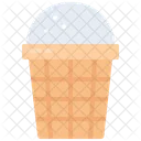 Waffle Cup Ice Cream Waffle Ice Cream Icon