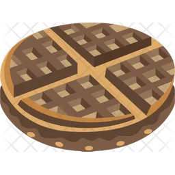 Waffle de chocolate  Icon