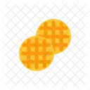 Waffle Food Bakery Icon