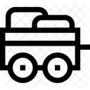 Wagen Ameise Apfel Symbol