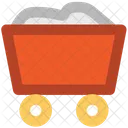 Trolley Karren Bergwerk Symbol