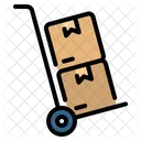Wagen Karren Kiste Symbol