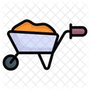 Wagen Sand Bau Symbol