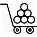 Wagen Karren Paletten Symbol