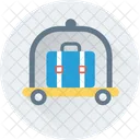 Trolley Gepack Hotel Symbol