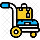 Koffer Trolley Reisen Symbol