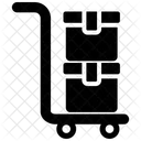 Versand Und Lieferung Logistiklieferung Trolley Icon