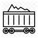 Wagen Karren Bergbaukarren Symbol