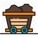 Wagen Minenwagen Bergbaukarren Symbol