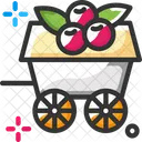 Wagen Obst Essen Symbol