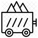 Wagen Kohle Mine Symbol