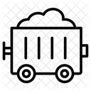 Wagen Kohle Mine Symbol