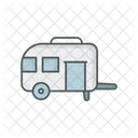 Wagen Anhanger Reisen Symbol