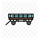 Wagen Mist Ballenpresse Symbol