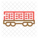 Waggon Fracht Eisenbahn Symbol