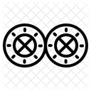 Pferde Reiten Symbol