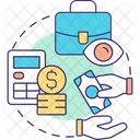 Wages control  Icon