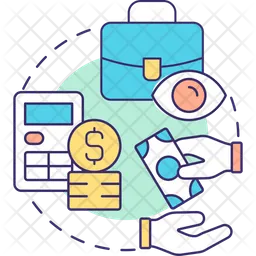 Wages control  Icon