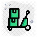 Waggon Boxes Package Trolley Trolley Icon