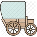 Wagon Carriage Wheels Icon