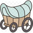 Wagon Conestoga Carriage Icon