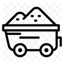 Wagon Transport Mining Symbol
