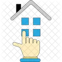 Wähle Zuhause  Symbol