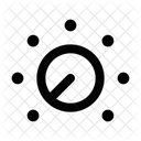 Wählscheibe niedrig  Symbol