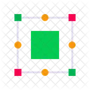 Rechteck Auswahlen Kunst Zeichnung Symbol