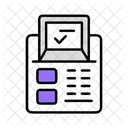 Wahlmaschine Tags Maschine Abstimmung Symbol