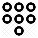 Wahltastatur Tastenfeld Zifferblatt Symbol
