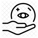 Wahrsagerin Kristallkugel Zauberkugel Symbol