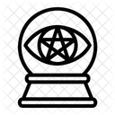 Wahrsagerin Hexerei Unterhaltung Symbol