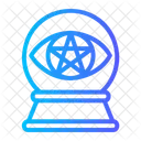 Wahrsagerin Hexerei Unterhaltung Symbol