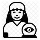 Gluckskugel Wahrsagerin Kristallkugel Symbol