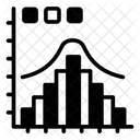 Wahrscheinlichkeitsverteilung Flachendiagramm Graph Symbol