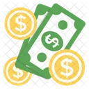 Banknoten Geld Wahrung Icon