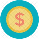 Wahrung Dollar Munze Icon