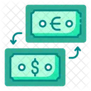 Geld wechseln  Symbol