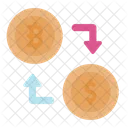 Wahrung Umtauschen Geldwechsel Kryptowahrung Symbol