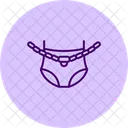 Waist Chain Waistchain Belt Icon