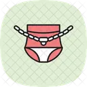 Waist Chain Waistchain Belt Icon