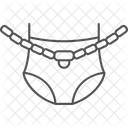 Waist Chain Waistchain Belt Icon