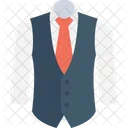 Waistcoat Fashion Tie Icon