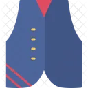 Waistcoat Fashion Vest Icon